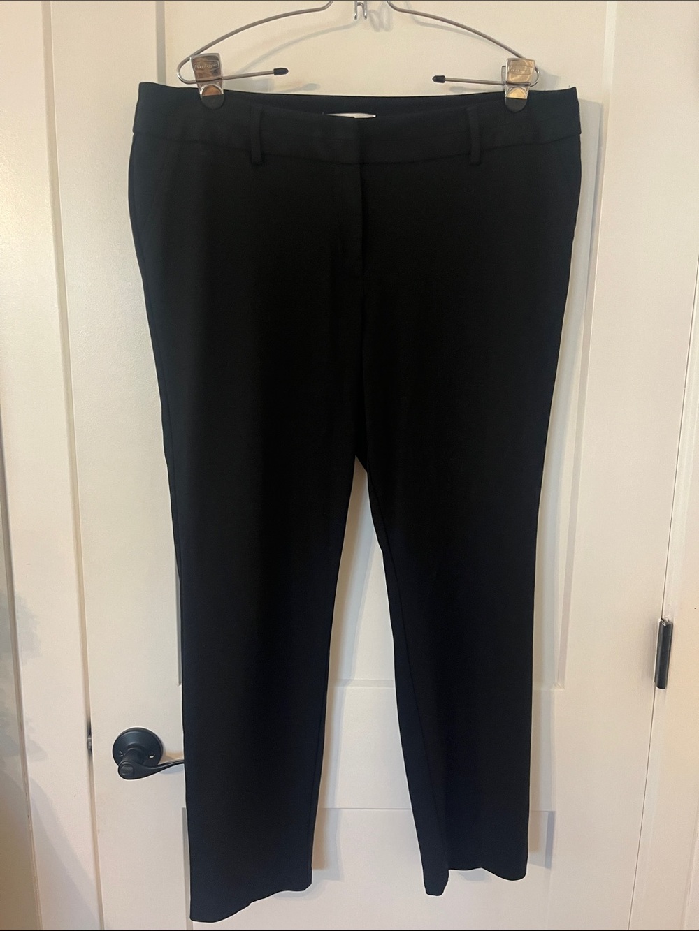 Chico's Black Straight-Leg Dress Trousers